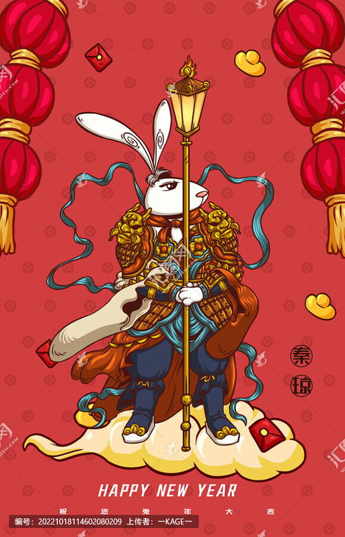 兔年門神新潮流 國(guó)潮設(shè)計(jì)中的“神兔網(wǎng)絡(luò)”現(xiàn)象